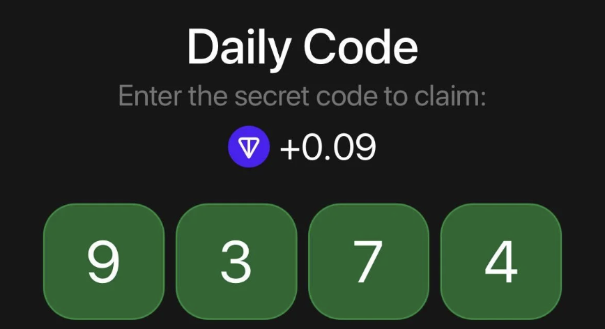 TonHash Daily Secret Code 10 June 2025